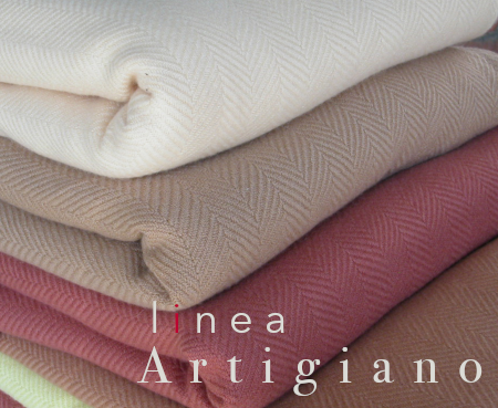 Bergamo Cashmere Decken in Fischgräten Design